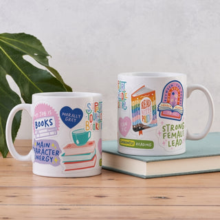 Supplemental image for 5060434074874 - Bookish Sticker Mug