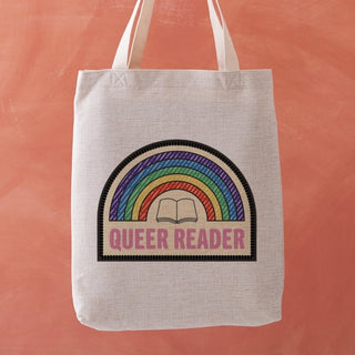 Supplemental image for 5060434075314 - Queer Reader Tote Bag