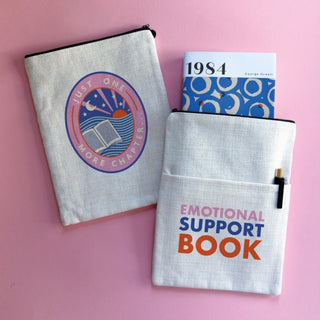 Supplemental image for 5060434075451 - Emotional Support Book Sleeve