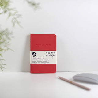Cover image for 5060650180922 - Make a Mark A6 Pocket Journal - Red