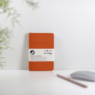 Cover image for 5060650180977 - Make a Mark A6 Pocket Journal - Orange