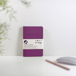Cover image for 5060650180984 - Make a Mark A6 Pocket Journal - Purple