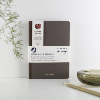 Cover image for 5060650181219 - SUCSEED A5 Notebook Coffee Bean