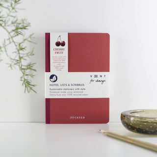 Cover image for 5060650181233 - SUCSEED A5 Notebook Cherry Husk