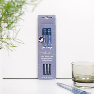 Cover image for 5060650182001 - Make a Mark Recycled Pens - Dusty Blue