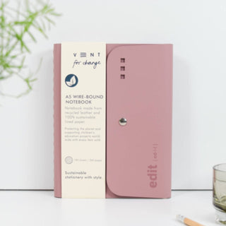 Cover image for 5060650182483 - A5 Wire-bound Folio EDIT - Powder Pink