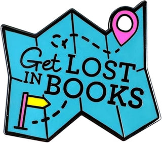 Cover image for 5060769436767 - Get Lost in Books Pin Badge