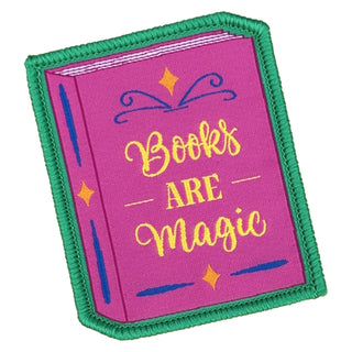 Supplemental image for 5060769436804 - Books Are Magic Sew On Patch