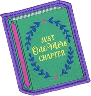 Supplemental image for 5060769436842 - Just One More Chapter Sew On Patch