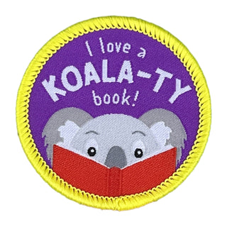 Cover image for 5060769436859 - I Love a Koala-ty Book Sew On Patch