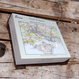 Cover image for 5060995492063 - The OS Map 500 Piece Premium Jigsaw Puzzle - New Forest National Park