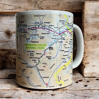 Cover image for 5060995492179 - OS Map Ceramic Mug - Yorkshire Dales National Park