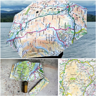 Cover image for 5060995493503 - The OS Map Premium Umbrella - Dartmoor National Park