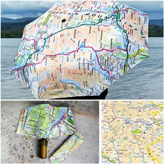 Cover image for 5060995493527 - OS Map Premium Umbrella - Yorkshire Dales National Park
