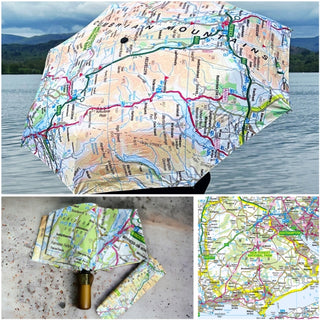 Cover image for 5060995493565 - The OS Map Premium Umbrella - New Forest National Park