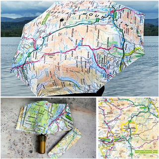 Cover image for 5060995493589 - OS Map Premium Umbrella - Snowdonia National Park