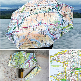 Cover image for 5060995493596 - OS Map Premium Umbrella - Pembrokeshire Coast National Park