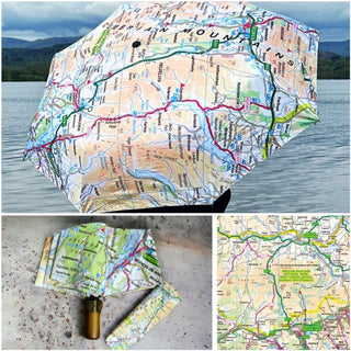 Cover image for 5060995493602 - The OS Map Premium Umbrella - Brecon Beacons National Park