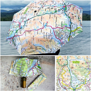 Cover image for 5060995493619 - The OS Map Premium Umbrella - Loch Lomond and The Trossachs National Park
