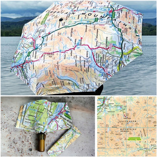 Cover image for 5060995493626 - The OS Map Premium Umbrella - Cairngorms National Park