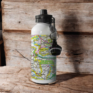 Cover image for 5060995493701 - The OS Map 600ml Metal Water Bottle - The Broads