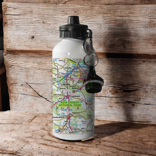 Cover image for 5060995493718 - The OS Map 600ml Metal Water Bottle - New Forest National Park