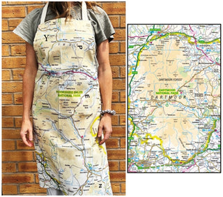 Cover image for 5060995493954 - The OS Map Adult Apron - Dartmoor National Park