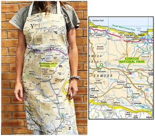 Cover image for 5060995493985 - OS Map Adult Apron - Exmoor National Park