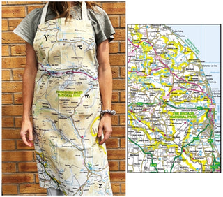 Cover image for 5060995494005 - The OS Map Adult Apron - The Broads