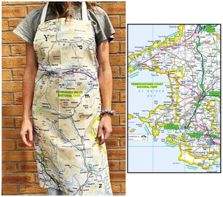 Cover image for 5060995494043 - The OS Map Adult Apron - Pembrokeshire Coast National Park