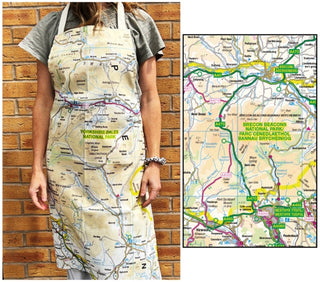 Cover image for 5060995494050 - OS Map Adult Apron - Brecon Beacons National Park