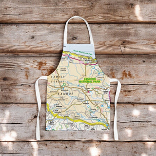 Cover image for 5060995494135 - The OS Map Kids Apron - Exmoor National Park