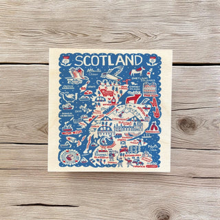 Cover image for 5060995496993 - Julia Gash Wooden Coaster - Scotland