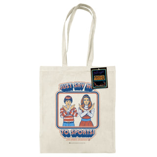 Supplemental image for 5063457006105 - Steven Rhodes (Just Say No To Sports) Natural Tote Bag
