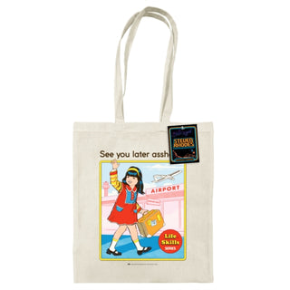 Supplemental image for 5063457006112 - Steven Rhodes (See You Later) Natural Tote Bag