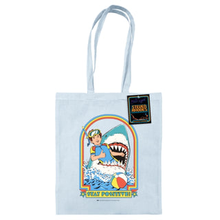Supplemental image for 5063457006143 - Steven Rhodes (Stay Positive) Pastel Blue Tote Bag