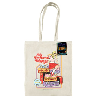 Supplemental image for 5063457006266 - Steven Rhodes (My Emotional Baggage) Natural Tote Bag
