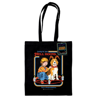 Supplemental image for 5063457006334 - Steven Rhodes (Hell Hound) Black Tote Bag