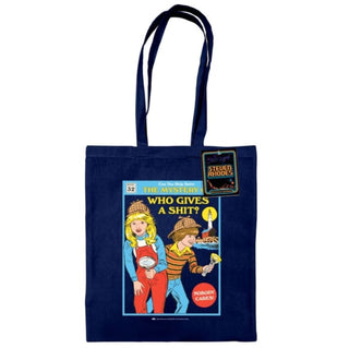 Supplemental image for 5063457006365 - Steven Rhodes (The Mystery) French Navy Tote Bag