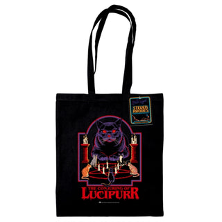 Cover image for 5063457006389 - Steven Rhodes (Lucipurr) Black Tote Bag