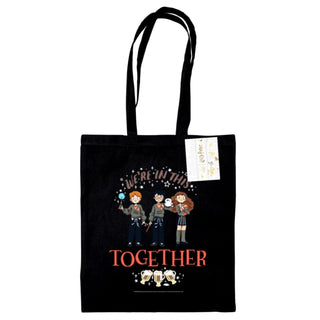 Supplemental image for 5063457006570 - Harry Potter (We Are In This Together) Black Tote Bag