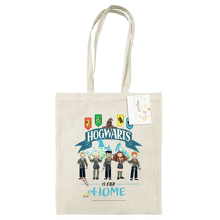 Cover image for 5063457006587 - Harry Potter (Hogwarts Is Our Home) Natural Tote Bag