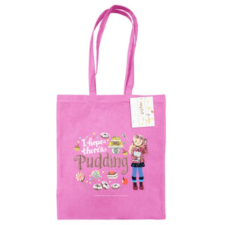 Supplemental image for 5063457006600 - Harry Potter (I Hope There's Pudding) Classic Pink Tote Bag