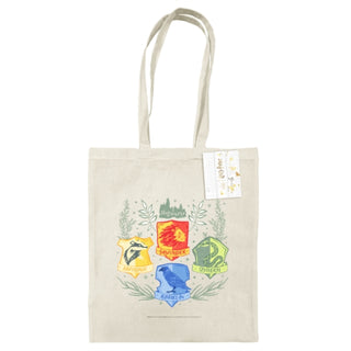 Cover image for 5063457006785 - Harry Potter (Herbology Crests) Natural Tote Bag