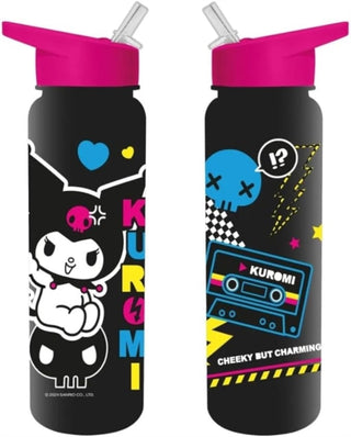 Cover image for 5063457019136 - Kuromi (Punk Vibes) Plastic Drinks Bottle