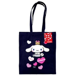 Supplemental image for 5063457026646 - Cinnamoroll (Pup) Navy Tote Bag