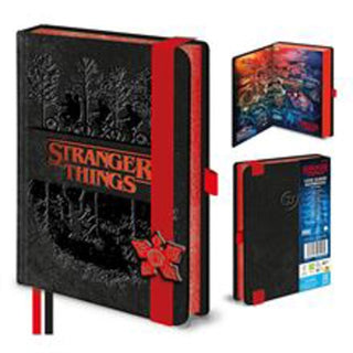 Cover image for 5063457062989 - Stranger Things (Upside Down) Luxe Slider Notebook