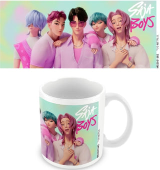 Supplemental image for 5063457068295 - K-Pop Demon Hunters (Saja Boys) White Pod Mug