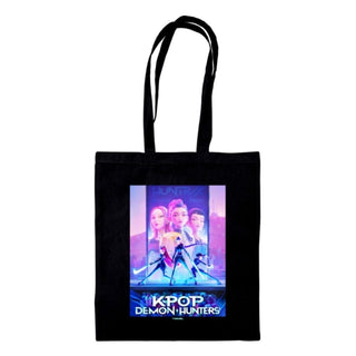 Supplemental image for 5063457072131 - K-Pop Demon Hunters (Key Art) Black Tote Bag