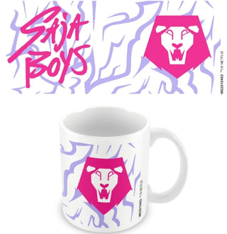 Cover image for 5063457072285 - K-Pop Demon Hunters (Saja Boys Logo) White Pod Mug